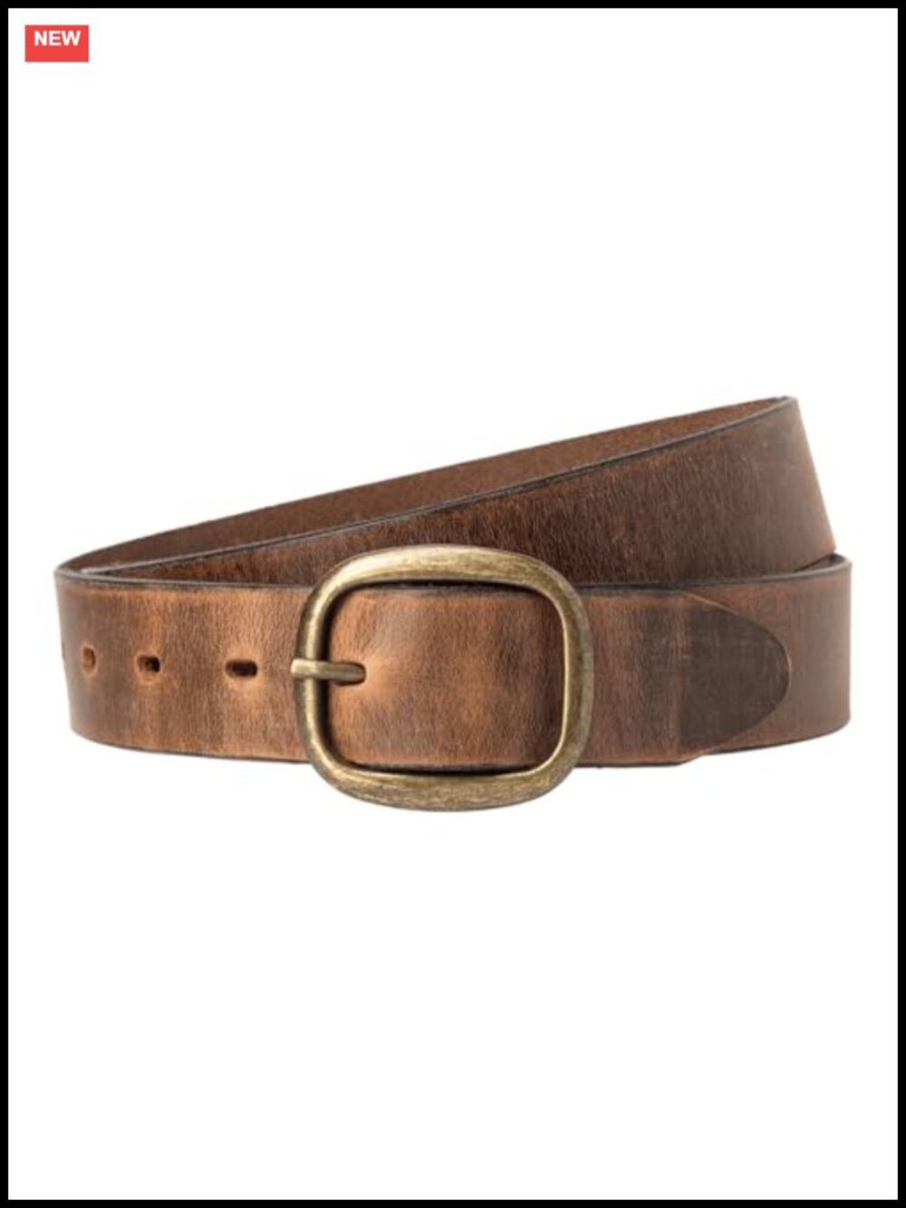 Genuine Full Grain Leather Belt for Women, Made in USA